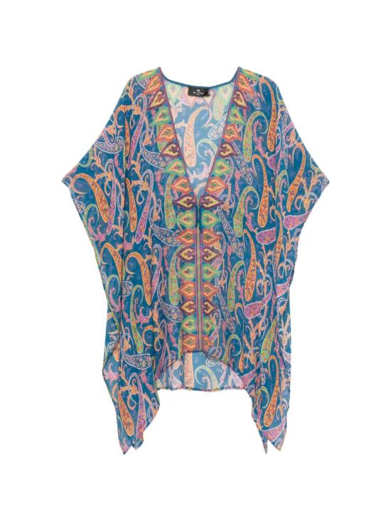 26SS 에트로 긴팔 티셔츠 WRPA0034AKF37 X0880 Blue
