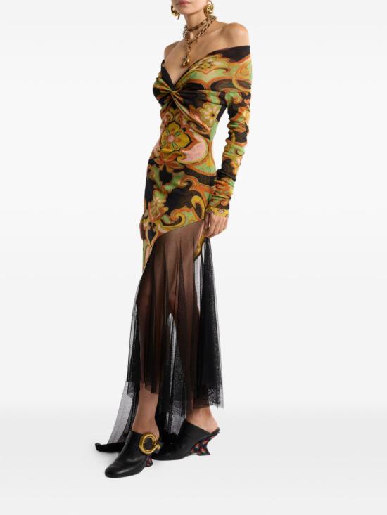 26SS 에트로 미디 원피스 WRHA059699IAS67 X0812 Multicolor - ETRO