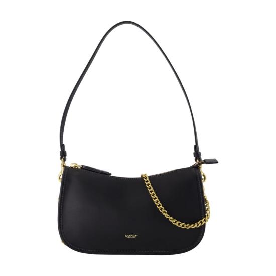 26SS 코치 웨이벌리 체인 숄더백 CCC36 B4BK BLACK DOM