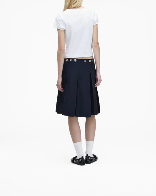 26SS 마크제이콥스 미디 스커트 2S6RSK003W06 410 BLU - MARC JACOBS