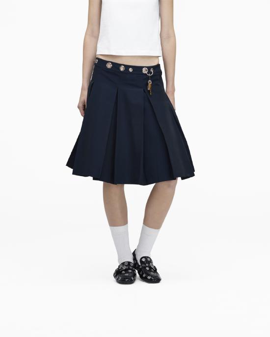 26SS 마크제이콥스 미디 스커트 2S6RSK003W06 410 BLU - MARC JACOBS