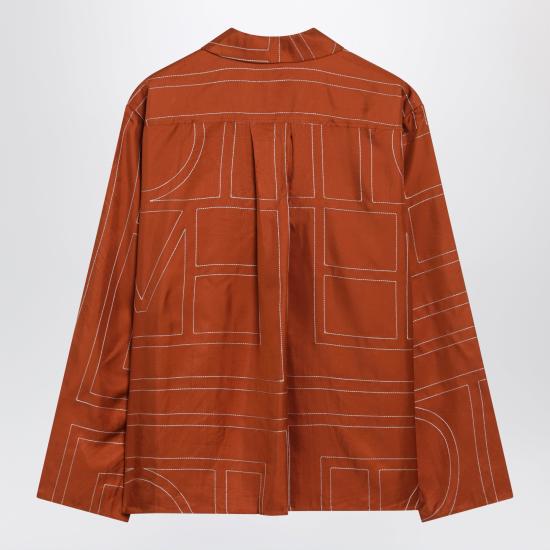 26SS 토템 셔츠 241 WRT976TFB0089 Orange - TOTEME