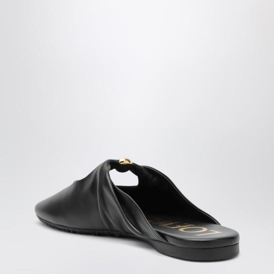 26FW 로에베 페블 소프트 나파 램스킨 뮬 페블 소프트 나파 램스킨 뮬 L616465X86LE Black - LOEWE