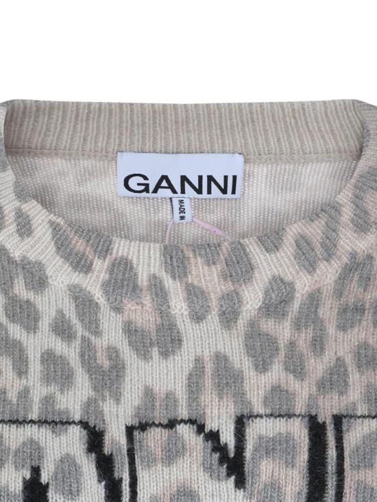 26FW 가니 스웨터 A1070147 943 LEOPARD PRINT - GANNI
