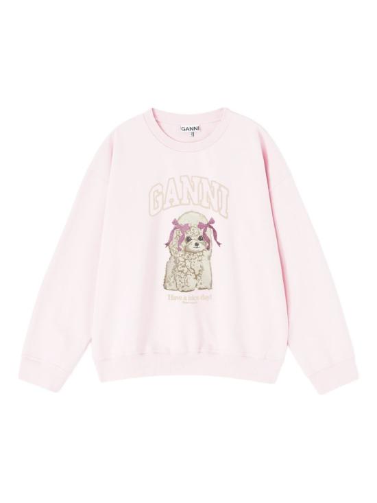 26FW 가니 푸들 스웻셔츠 A1060026 868 PINK
