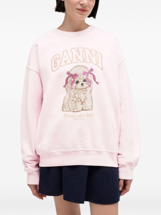 26FW 가니 푸들 스웻셔츠 A1060026 868 PINK - GANNI