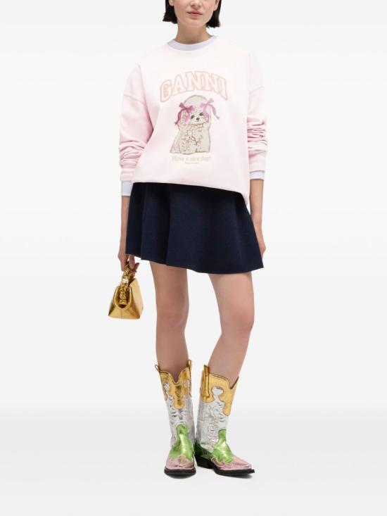 26FW 가니 푸들 스웻셔츠 A1060026 868 PINK - GANNI