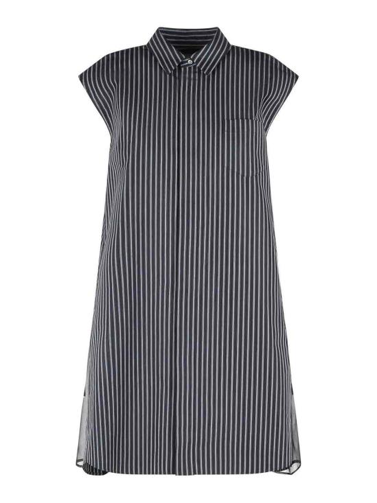 26SS 사카이 미디 원피스 2608482222 Dark Blue
