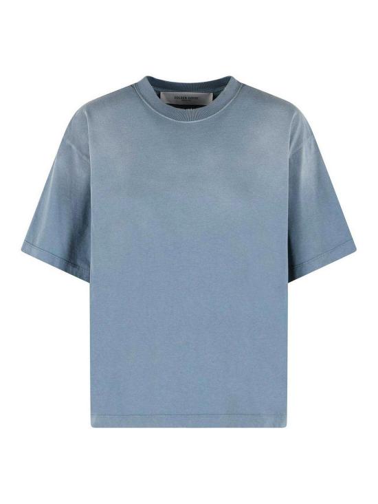 26SS 골든구스 반팔 티셔츠 GWP01874P00177350813 Light Blue
