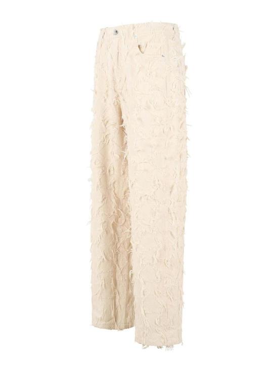 26SS 세퍼 스트레이트 팬츠 MSS25NIKOSFRIFRINGEDWHITETWILL White - SEFR