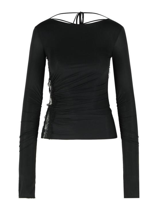 26SS 블루마린 긴팔 티셔츠 2C435AN0990 Black