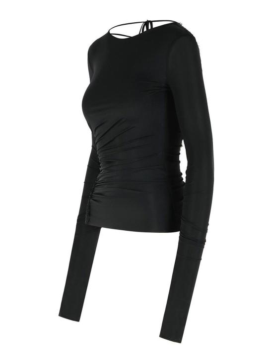 26SS 블루마린 긴팔 티셔츠 2C435AN0990 Black - BLUMARINE