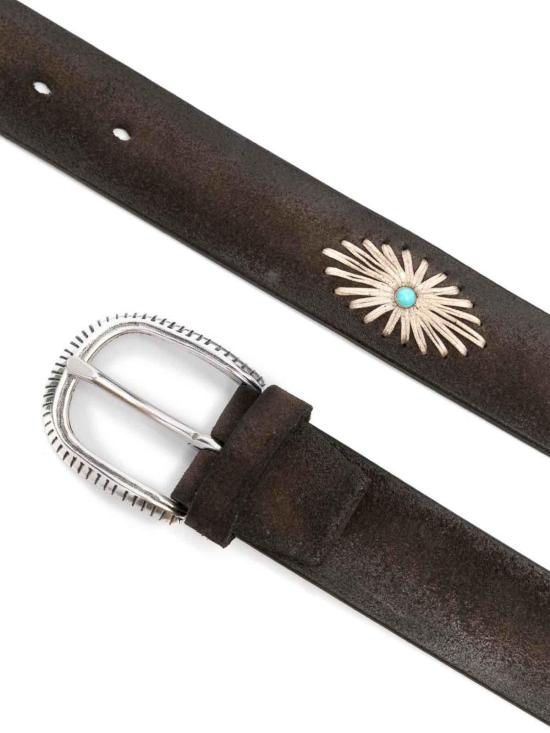 26SS 알베르토루티 가죽 벨트 95235BRUCIATO Brown - ALBERTO LUTI
