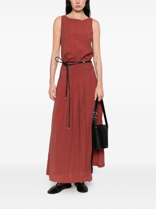 26SS YERSE 미디 스커트 44889LAIA063 Dark Red - OTHER BRANDS