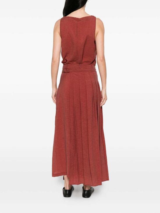 26SS YERSE 미디 스커트 44889LAIA063 Dark Red - OTHER BRANDS