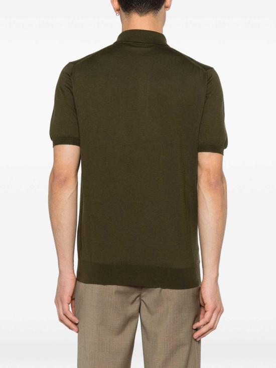 26SS 키톤 폴로 티셔츠 UMKXX33K319006 Dark Green - KITON