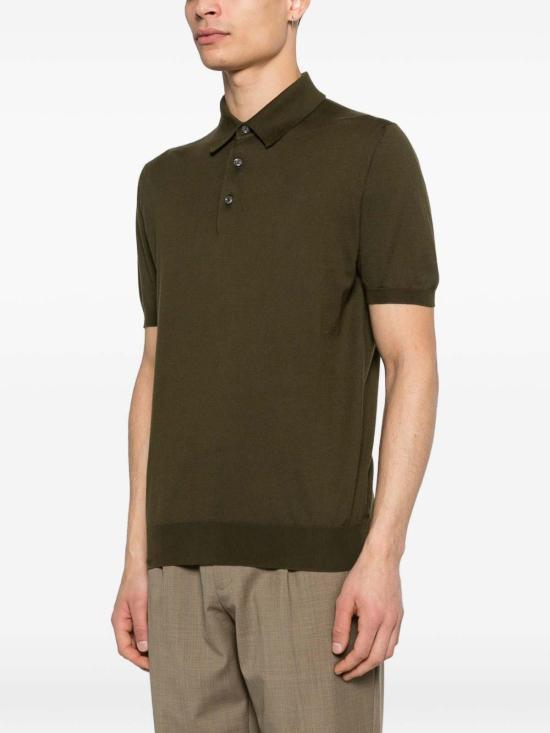 26SS 키톤 폴로 티셔츠 UMKXX33K319006 Dark Green - KITON