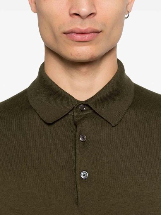 26SS 키톤 폴로 티셔츠 UMKXX33K319006 Dark Green - KITON