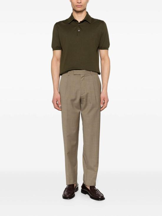 26SS 키톤 폴로 티셔츠 UMKXX33K319006 Dark Green - KITON