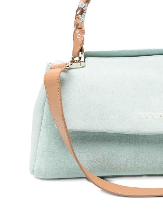 26SS 오르치아니 토트백 B02159PEACHFLOWERSACQ Light Blue - ORCIANI