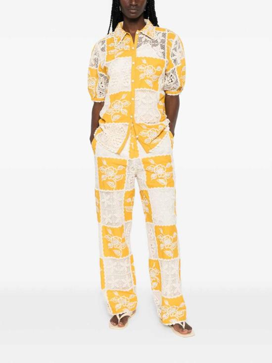 26SS 팜 리오 셔츠 349185L0025 Yellow - FARM RIO