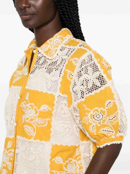 26SS 팜 리오 셔츠 349185L0025 Yellow - FARM RIO