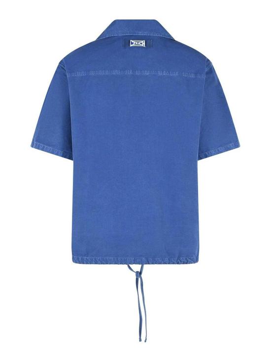 26SS 마르니 반팔 셔츠 CUMU0384GXUSCZ1800B60 Blue - MARNI