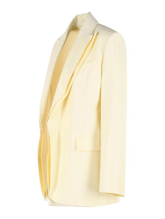 26SS 스포트막스 수트 자켓 26120410336E15 Yellow - SPORTMAX