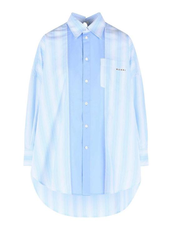 26SS 마르니 셔츠 CAMA0567QSUTC630STB21 Light Blue