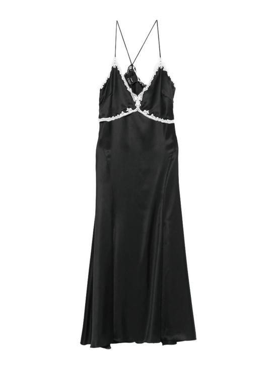 26SS 핑코 미디 스커트 106894A3AZCB Black