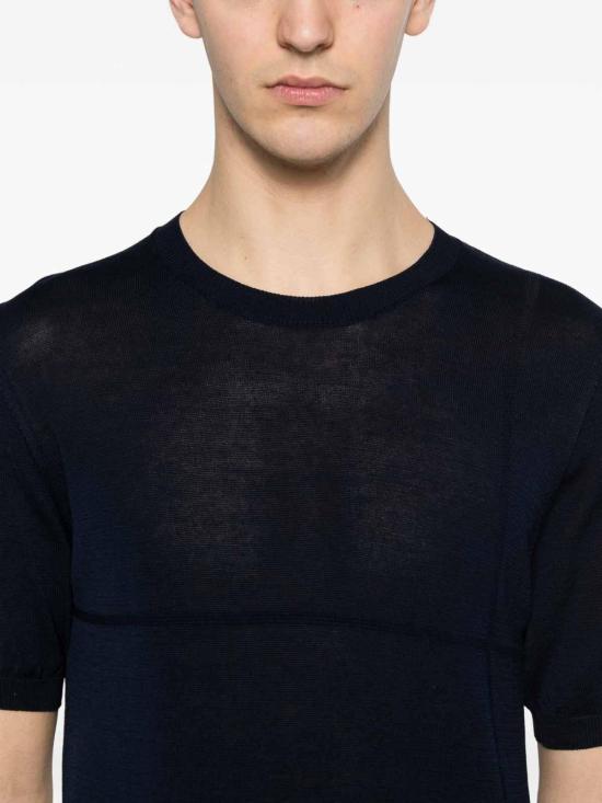 26SS 딸리아토레 반팔 티셔츠 BURTONPEPWE260226E233BLU Blue - TAGLIATORE