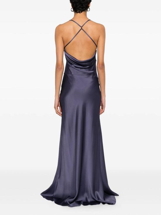 26SS 빅토리아 베컴 롱 원피스 1226WDR007290B9808 Blue - VICTORIA BECKHAM