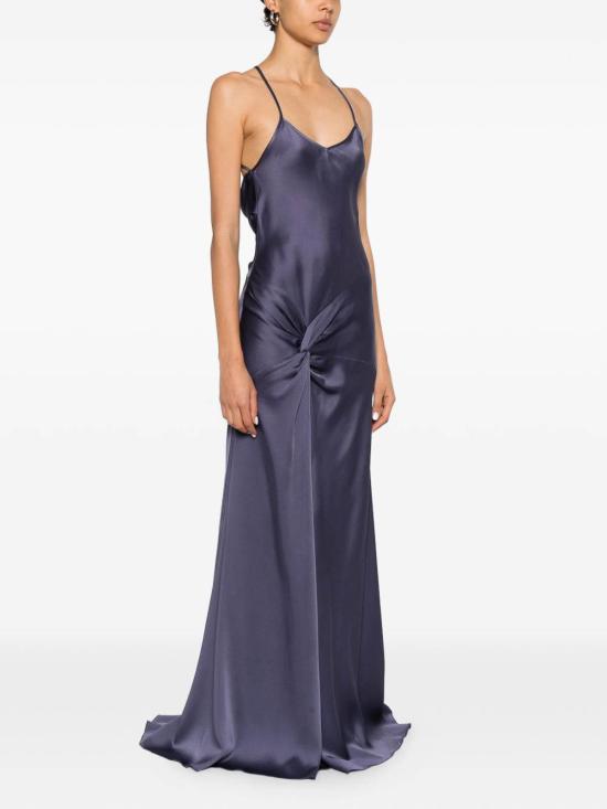 26SS 빅토리아 베컴 롱 원피스 1226WDR007290B9808 Blue - VICTORIA BECKHAM
