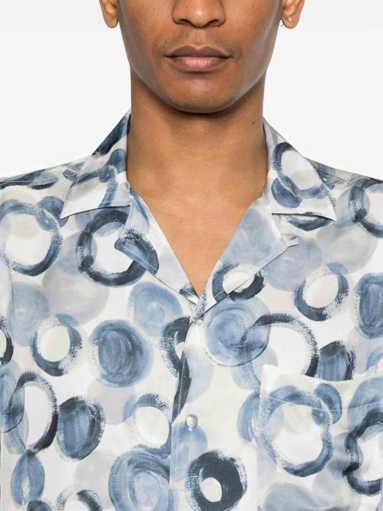 26SS 딸리아토레 반팔 셔츠 HAWAIINS270009U26E390I1297 Blue - TAGLIATORE