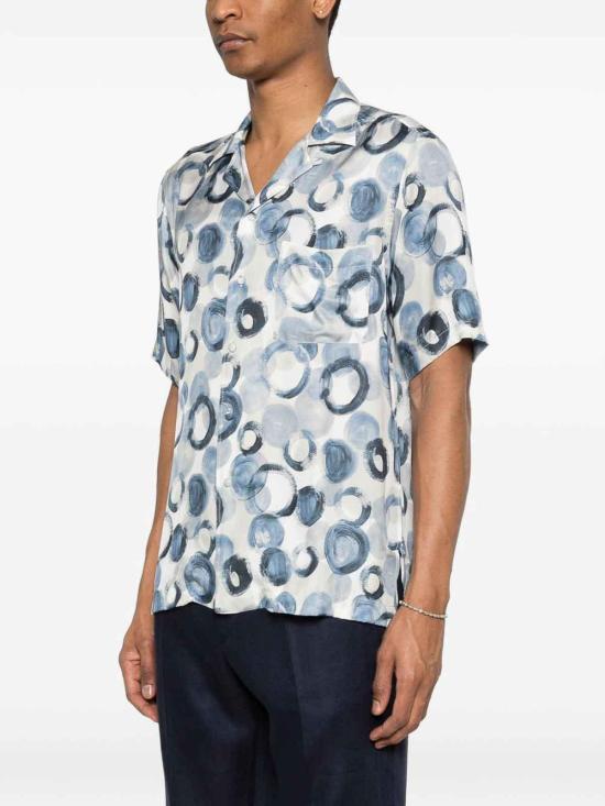 26SS 딸리아토레 반팔 셔츠 HAWAIINS270009U26E390I1297 Blue - TAGLIATORE