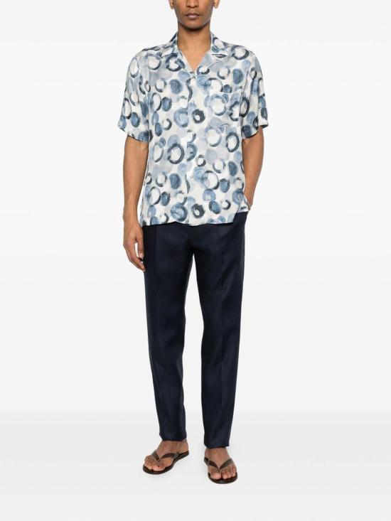 26SS 딸리아토레 반팔 셔츠 HAWAIINS270009U26E390I1297 Blue - TAGLIATORE