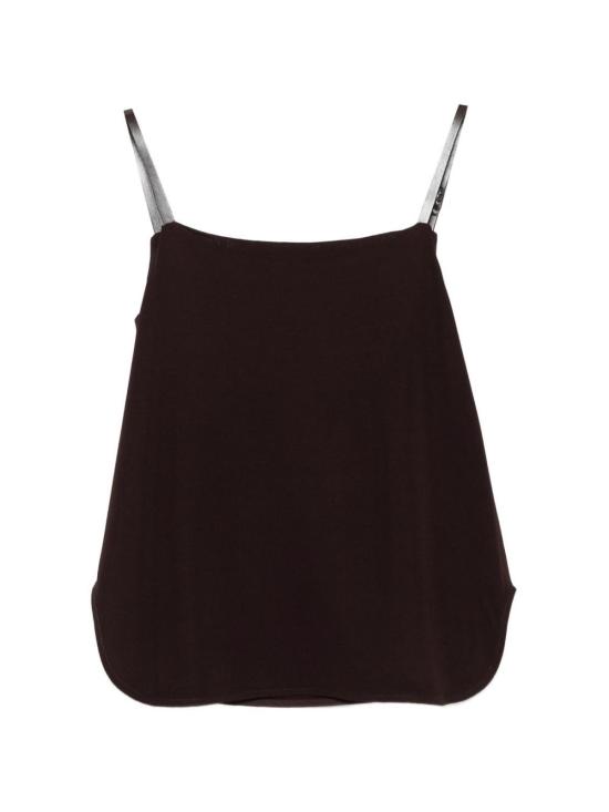 26SS 세미쿠튀르 민소매 티셔츠 S6SQ03T830 Brown - SEMI-COUTURE