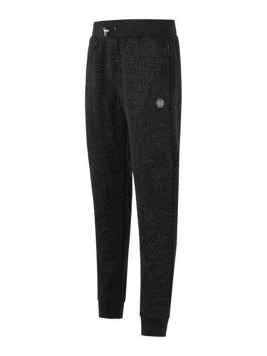 26SS 필립 플레인 트레이닝/조거 팬츠 SAFCMJT2703PTE003N02 Black - PHILIPP PLEIN