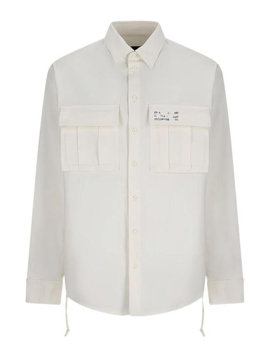26SS 디스퀘어드2 긴팔 셔츠 S71DM0830D35058100 White