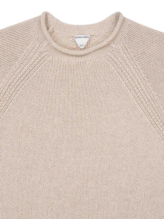 26SS 보테가베네타 스웨터 861284V63P02159 Light Beige - BOTTEGA VENETA