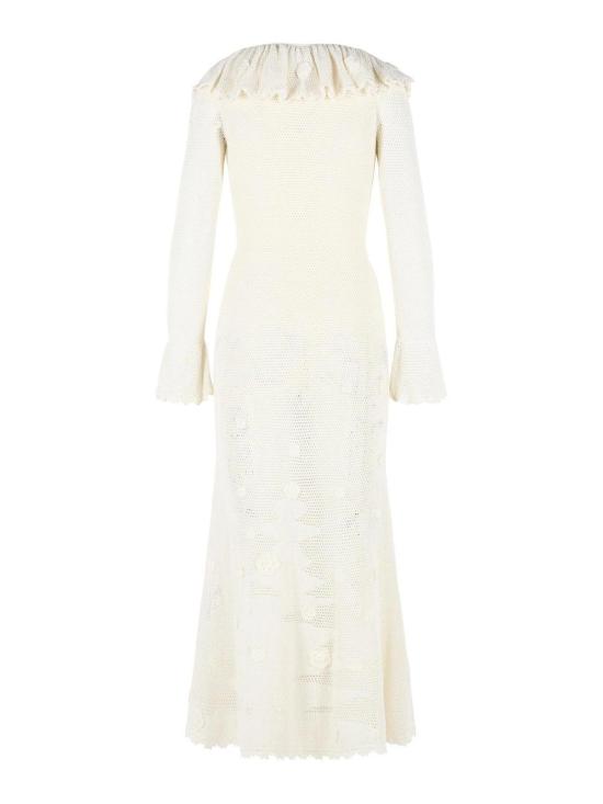 26SS 셀프 포트레이트 미디 스커트 AC26015MWWHITE White - SELF PORTRAIT