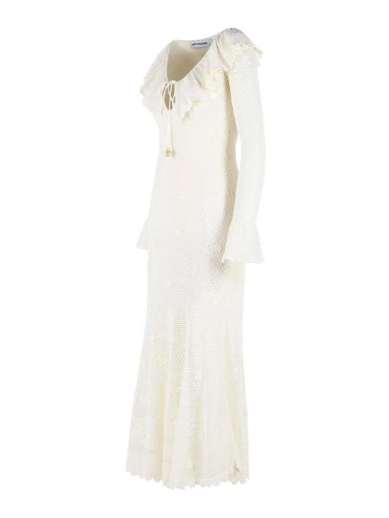 26SS 셀프 포트레이트 미디 스커트 AC26015MWWHITE White - SELF PORTRAIT