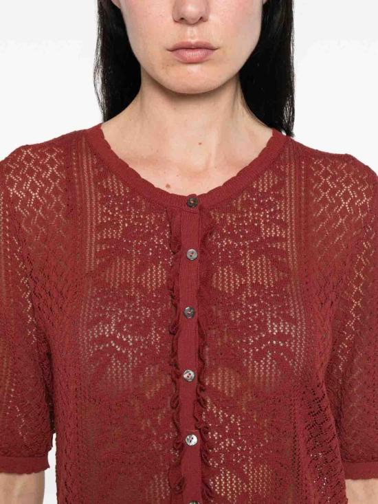 26SS YERSE 가디건 44517VALERIA072 Red - OTHER BRANDS