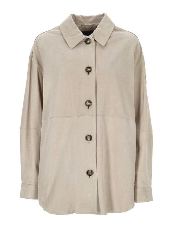 26SS 페트레이 가죽 자켓 PED556299012407LYA729 Beige
