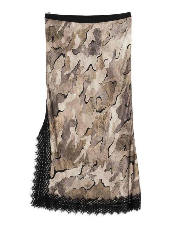 26SS 핑코 미디 스커트 107731A3MYAMBRATOCSZ Beige