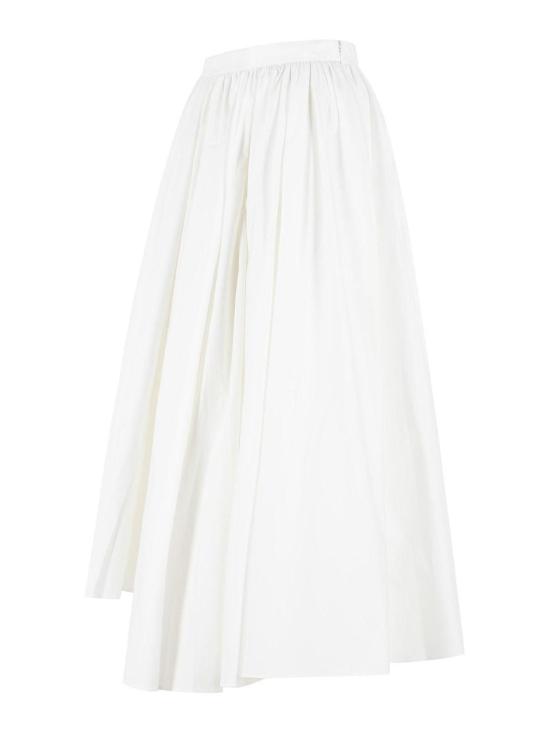 26SS 셀프 포트레이트 미디 스커트 AC26033MSKWWHITE White - SELF PORTRAIT