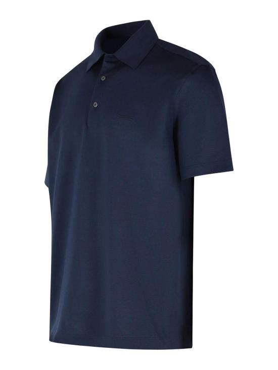 26SS 에르메네질도제냐 폴로 티셔츠 RUH348A3H794B07 Blue - ERMENEGILDO ZEGNA