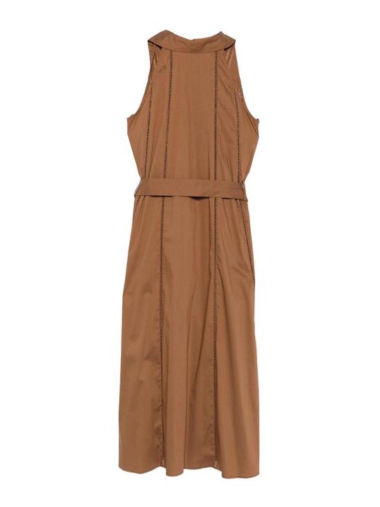 26SS 세미쿠튀르 미디 스커트 S6SK26T891 Brown