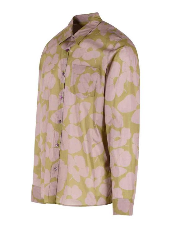 26SS 드리스 반 노튼 긴팔 셔츠 207023069205 Green - DRIES VAN NOTEN