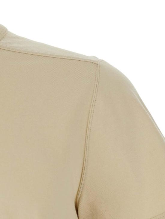 26SS 릭 오웬스 템플 숏 슬리브 티셔츠 RU01F2265JA138 Beige - RICK OWENS